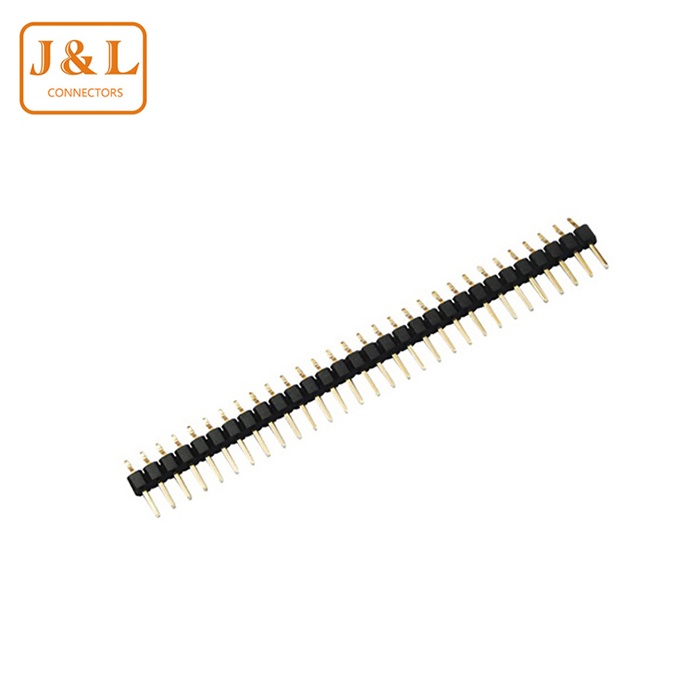 1.27mm Pitch 1*30P Single Row Gold-Plated SMT Pin Header