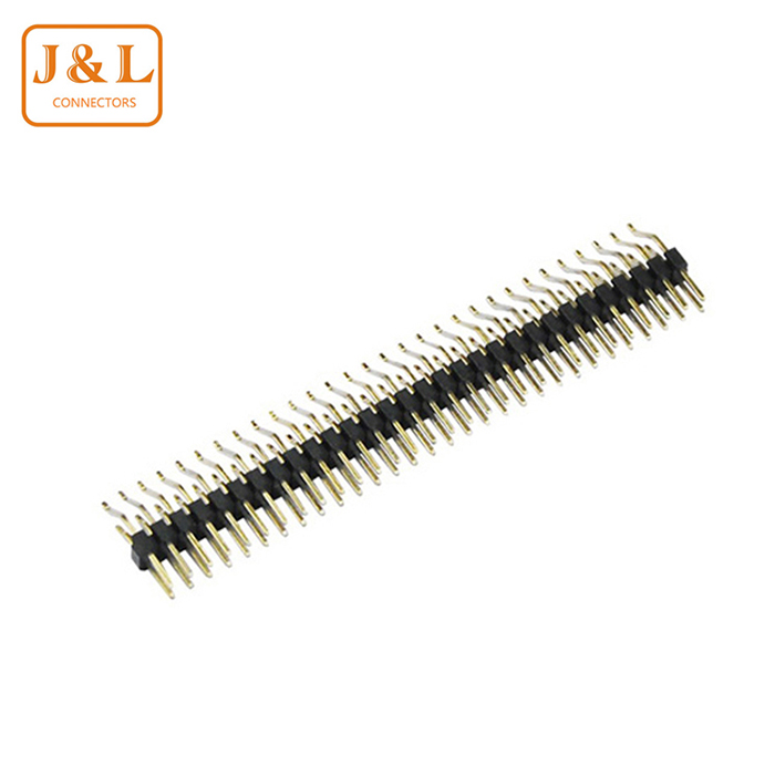 1.27mm Pitch 2*30P Dual Row Gold-Plated SMT Pin Header