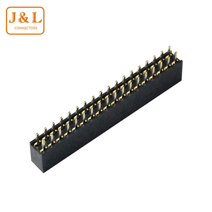 2.0mm Pitch 2*18P Single Dual Row SMT 90° Gold-Plated Female Socket