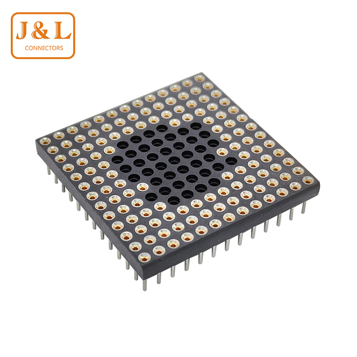 2.54mm Pitch 128P CPU Protection PGA Female Socket Connector