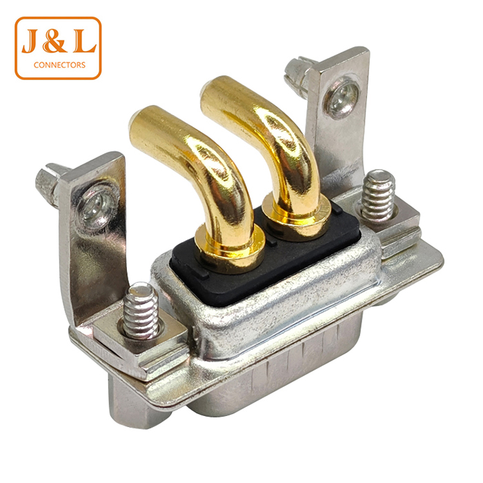 D-SUB 2W2 High Current Right Angle 90° Male and Female Gold Plated VGA Connector