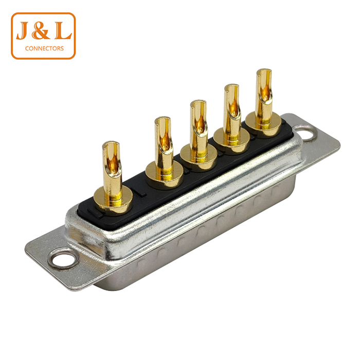 D-SUB 5W5 High Current DIP 180° Male and Female Gold Plated VGA Connector