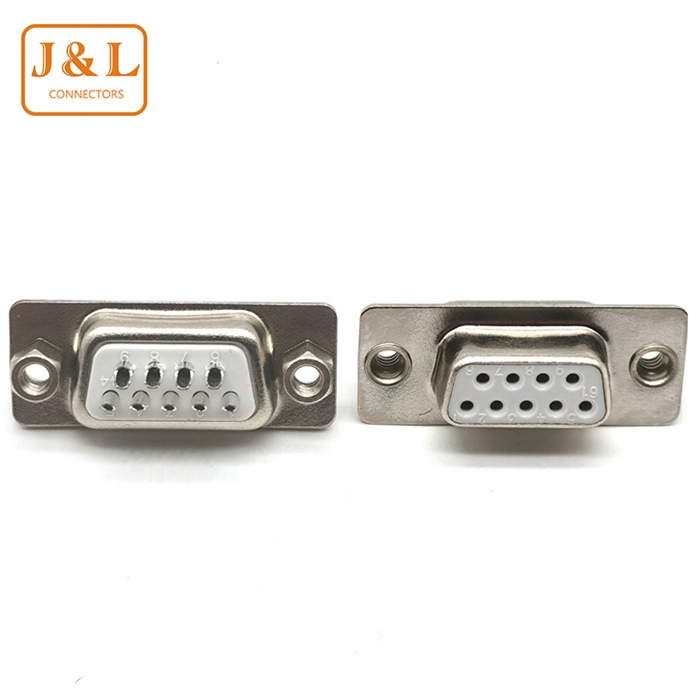 D-SUB 15P Male and Female VGA White Glue Gold Plated Wired Type Connector