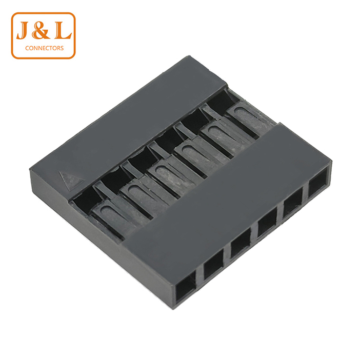 2.54mm Pitch Single Dual Row 1*6P Crimp Type Housing Connector