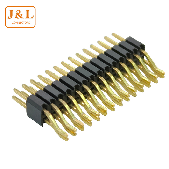 1.27mmPitch 2*14P Dual Row Gold-Plated SMT Pin Header