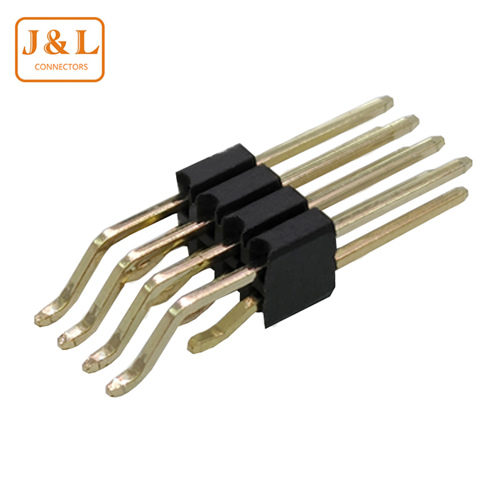 2.0mm Pitch 2*4P Dual Row Gold-Plated SMT Pin Header