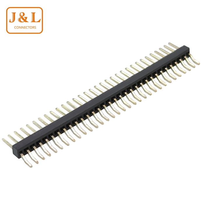 1.27mm pitch 1*32P Single Row Gold-Plated SMT Pin Header