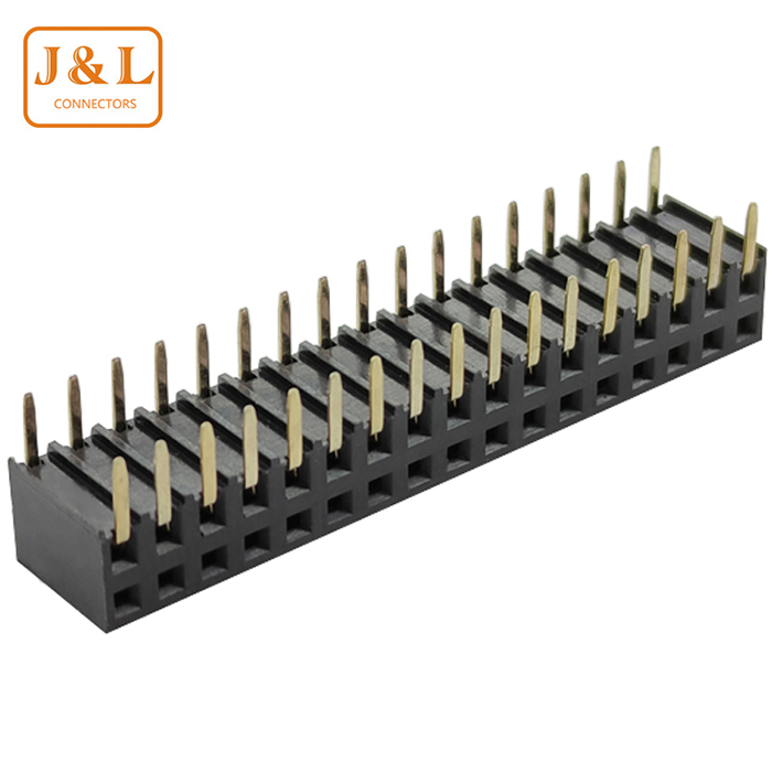 1.27mm 2.0mm 2.54mm both Side Right Angle 90° U Type SMT Female Socket