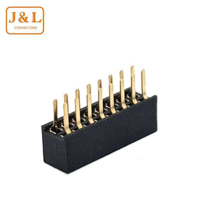 2.0mm Pitch 2*8P Dual Row SMT Gold-Plated Female Socket