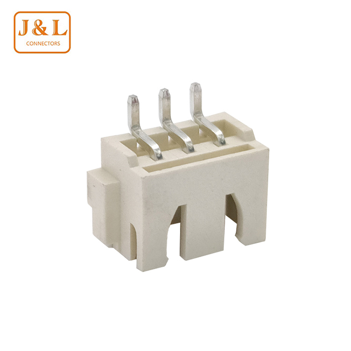 XH 2.54mm Pitch 3P Single Row SMT Beige Tin-Plated Wire to Board Wafer Connector