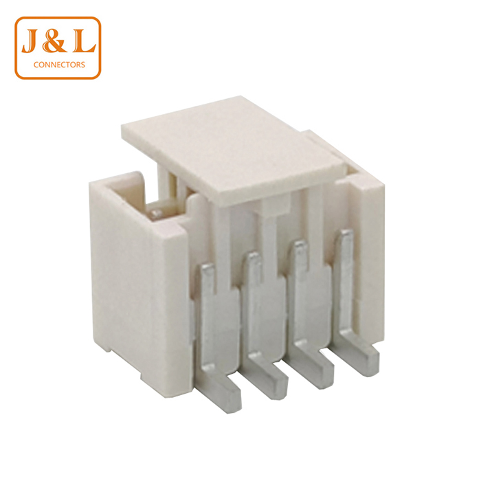 ZH 1.5mm Pitch 1*4P Single Row Right Angle SMT Wire to Board Connector