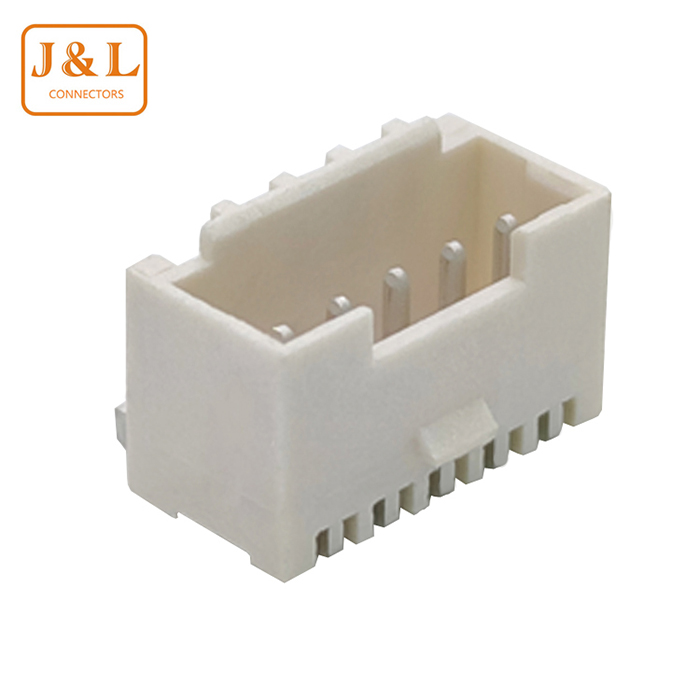 ZH 1.5mm Pitch 1*5P Single Row Right Angle SMT Wire to Board Connector