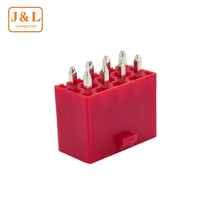 MX-4.2mm Pitch 2*4P Dual Row DIP Red Wire to Board Connector