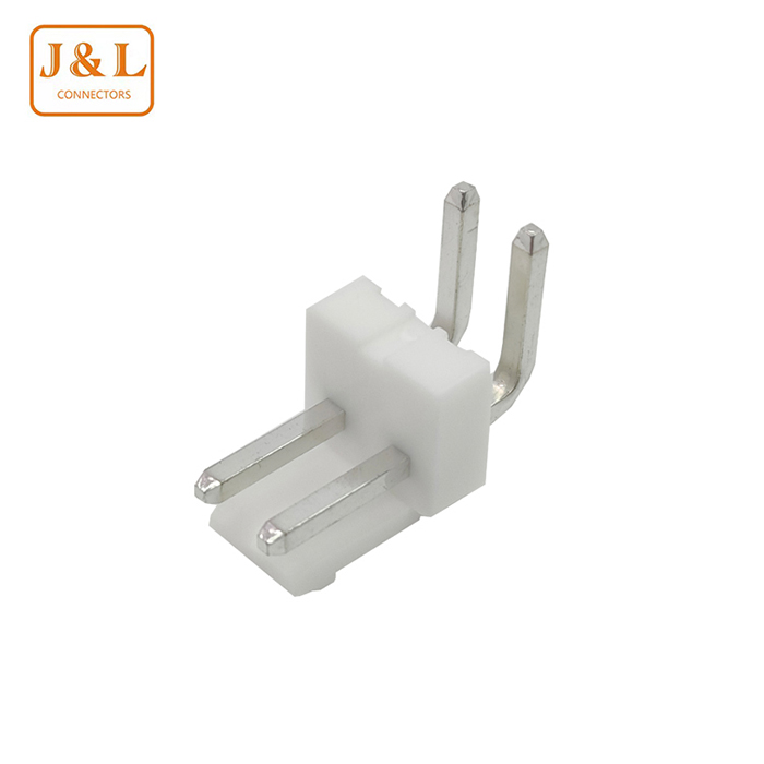 VH-3.96mm Pitch 1*2P Single Row Right Angle Wire to Board Connector